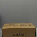 Zakkart Cat Perch for Window Sill with Bolster - Orthopedic Hammock Design with Premium Hardwood & Robust Metal Frame - Cat Window Seat for Large Cats and Kittens - Natural Color Wood Brown Bed, 24''W