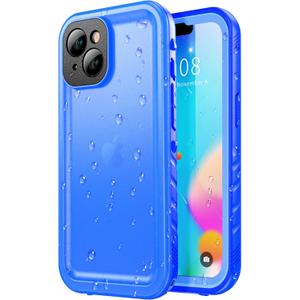 SPORTLINK Design for iPhone 14 Waterproof Case - Shockproof Dustproof Phone Case with Screen Protector for iPhone 14, Full Body Protective Case for iPhone 14 Cover 6.1'' Blue