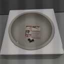 OAKOA Concrete Fruit Bowl for Kitchen Counter - Large Decorative Bowls for Home Decor - Modern Key Bowl for Entryway Table - Pedestal Bowl for Keys (Gray)