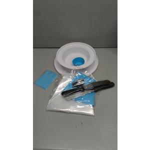 Riccle  Cake Decorating Kit with Cake Turntable - Includes 50pcs 16 Inch Disposable +  Reusable Piping Bags and Tips Set, Spatulas,  Icing Comb Scraper,  Cake Liners