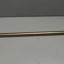 Ivilon Tension Curtain Rod - Spring Tension Rod for Windows or Shower, 54 to 90 Inch. Warm Gold