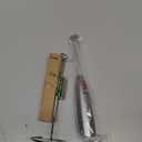 SIMPLETaste Milk Frother Handheld Battery Operated Electric Foam Maker, Drink Mixer with Stainless Steel Whisk and Stand for Cappuccino, Bulletproof Coffee, Latte (Gray)