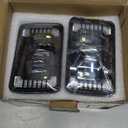 LED Fog Lights Kit Compatible with Ford F150 2015 2016 2017 2018 2019 2020 Replacement Bumper Driving lights Assembly DOT Approved 1 Pair - Black