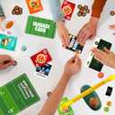 Island Genius Armchair Quarterback Football Game, Table Top Board Game, Strategic Card Game with Football Field, Goalpost & Tokens, Fun Football Card Game, Family Games, Adult & Kids (First Edition)