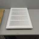 Return Air Grille 20x12,Air Return Vent Cover Grill for Ceiling and Wall,Steel HVAC A/C Vent Cover Grill Fits Duct Opening 20"W x 12"H,Holds 1" Thick AC Filter