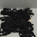 Macrame Plant Hangers, 5Pack Hanging Planters w/Gift Box for Indoor Plants w/ 5 Set Hooks Handmade Cotton Rope Hanging Plant Holders Plant Hanger Indoor for Boho Home Decor (Planter Pot Not Included) (Black)