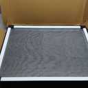 FLYZZZ 4 Packs Adjustable Window Screen Horizontal (15.74''H x 21''-40''W) Expandable Window Screen Medium Replacement for Home