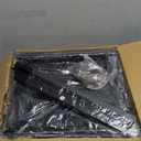 Shoe Rack for Entryway, 4-Tier Black Metal Shoe Rack with Hooks and Adjustable Mesh Shelves, Shoe Shelf for Closet, Front Door Entrance, and Dorm