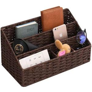 Mail Organizer Countertop, Mail Organizer, Mail Sorters, Magazine File Holder, Desk Organizer and Accessories, Dark Brown