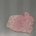 Tenceur 48 Pack Valentine Lollipop Candy Cards Holder 3.94 x 4.72 Inches Cute Pink Butterfly Valentines Exchange Cards for Classroom Exchange Gifts School Party Favors, Not Include Lollipops