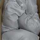 Bedfolks Orthopedic Dog Bed, Waterproof Dog Sofa Bed for Large Dogs, Egg Foam Pet Couch Bed with Removable Washable Cover and Nonslip Bottom, Black (35.0"L x 25.0"W x 6.5"Th)