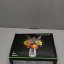 Flowers Bouquet Building Sets, Artificial Flower Plants for Botanical Collection and Decorative Home, for Girls Women Adults Ages 6+, Birthday Valentine's Day Gift for Her, No Vase