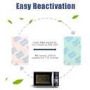 Romeda 60 Pcs 20 Gram Silica Gel Packs, Transparent Desiccant, Desiccant Packets for Storage, Moisture Packs for Spices Jewelry Shoes Boxes Electronics Storage