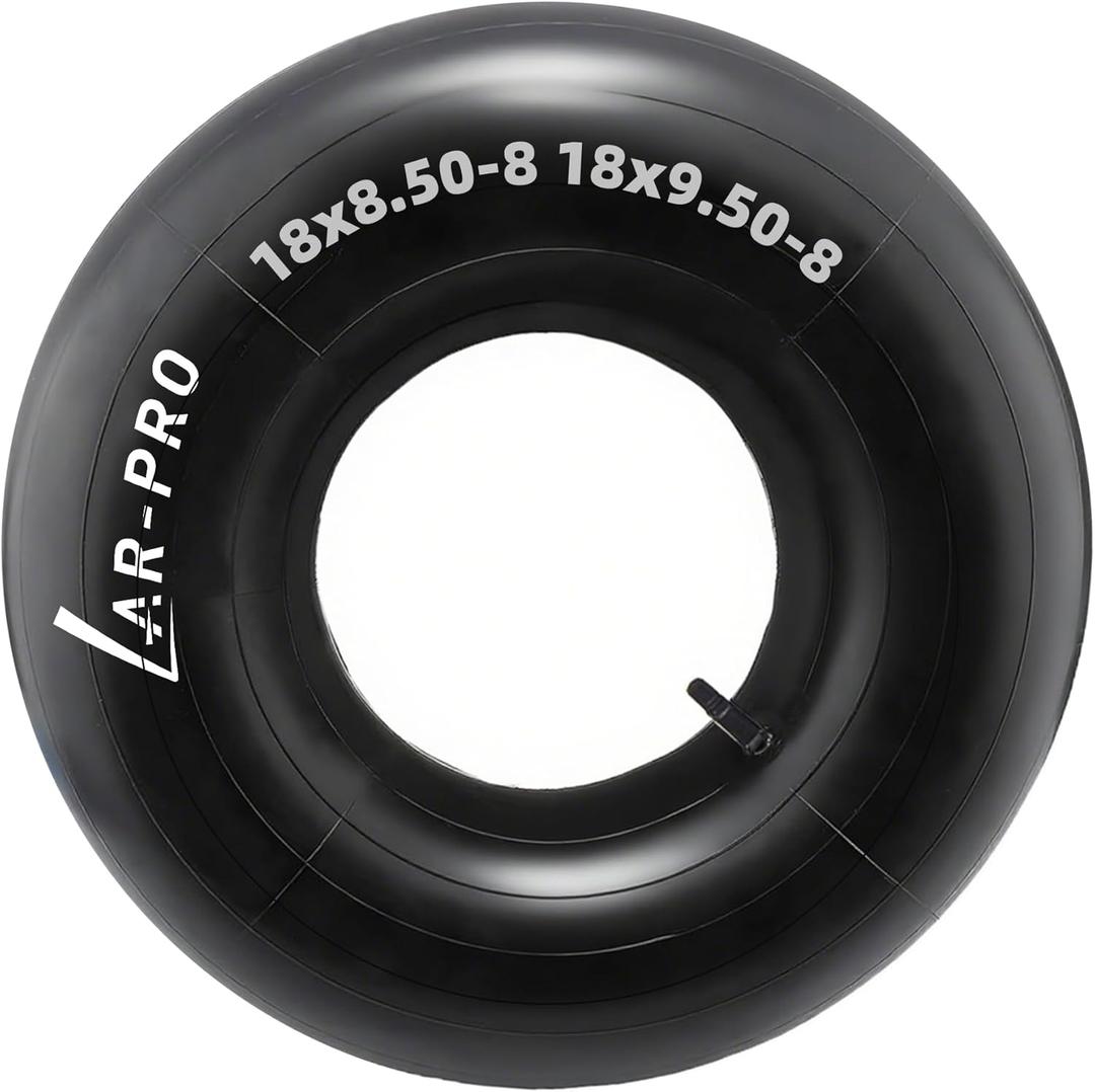 AR-PRO Replacement 18x8.50-8 18x9.50-8 Inner Tubes for Golf Cart, ATV, UTV, Lawn Tractor, Garden Trailer, Snow Blowers, and More - with TR-13 Straight Valve Stems - Made from Durable Butyl Rubber