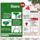 Christmas Tree Watering System, Large 5.5" Dia Christmas Tree Watering Funnel with 5feet Long Hose Xmas Tree Watering Device Easy Assembly Plant Watering Tool for Indoor Outdoor Xmas Tree(Green) (1 Set/Green)