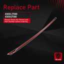 Rear Left Door Frame Molding Trim Compatible with 11-15 Optima