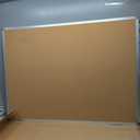 Board2by Bulletin Board 36 x 48, Silver Aluminium Framed 4x3 Large Wall Mounted Cork Office Notice Pin Board
