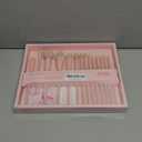 Jessup Pink Makeup Brushes Set 14Pcs Make up Brushes Premium Vegan Foundation Concealer Blush Eyeshadow Eyeliner Powder Highlighter Blending Face Brush Set with Gift Box, T495-G