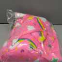 Wearable Blanket Hoodie for Kids 4-12YR Oversized Animal Hooded Blanket Super Soft Comfortable Warm Flannel Rainbow Unicorn