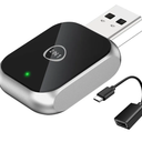 Android Auto Wireless Adapter Carplay - 2 in 1 Wireless Android Auto Car Adapter & Car Play, Stable Control No Delay [2026 Upgraded] Silver