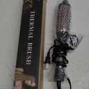 CINOSTAR Heated Round Brush for Blowout Look Volumizer, 1.5 inch Styler Tool, 6 Temps Ionic Thermal Brush, Fast Heating, Dual Voltage for Travel, Rose Gold