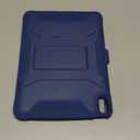 Soke Case for iPad Air 11-inch M3/M2 (2025/2024), iPad Air 5th/4th Generation 10.9-inch (2022/2020), with Built-in Screen Protector and Kickstand, Rugged Full Body Protective Cover - Navy