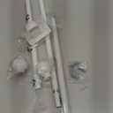 ENJOYBASICS No Drill Curtain Rods for Window 28 to 47 Inches, 5/8 Inch Diameter Renter Friendly Drapery Rod with Adhesive Brackets without Drilling, Adjustable from 27 to 52 Inches, White