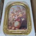 Geetery 4 Pcs Vintage Picture Frames Set, Gold Ornate Baroque Frames for Gallery Wall, Antique Victorian Decorative Photo Frame for Tabletop or Wall Display, Shabby Cottagecore Home Decor