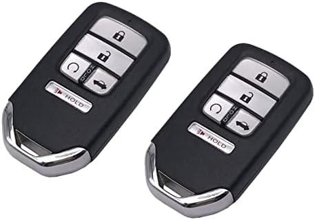 Keyless Entry Remote Smart Key Fob Shell fit for Honda Civic CR-V Pilot 2016 2017 2018 Key Fob Cover
