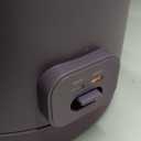 bella 16 Cup Rice Cooker with Steamer, Dishwasher Safe Steaming Basket, Rice Paddle and Measuring Cup, Removable Nonstick Cooking Bowl, Automatic Keep Warm Function, 400 Watt, Plum