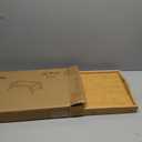 Bamboo Breakfast Tray with Folding Legs - 16.93"12.6" Bed Tray & Lap Tray, Perfect for Eating Meals, Sofa Snacks, TV Watching & Laptop Working(Primary Colors)