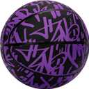 AND1 Fantom Graffiti Rubber Basketball - Streetball for Indoor and Outdoor Use, Deep Channel Construction and Durability