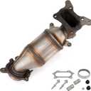 High Flow Front Catalytic Converter Kit Direct-Fit Honda Accord 2008 2009 2010 2011 2012 2.4L Honda Acura 2009 2010 2011 2012 2013 2014 2.4L