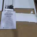 Ieejdn Makeup Vanity Desk with Mirror and Lights, Vanity Desk with 8 Drawers & Storage Shelves, Vanity Table with Power Outlet, 3 Color Modes & Adjustable Brightness Dressing Table, Bedroom, White (15.75D*40-68W*55.91H)