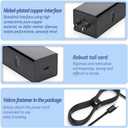 65W USB Type-C Laptop Charger Compatible with Lenovo ThinkPad Yoga MacBook HP Dell Acer 20V 3.25A Power Supply Cord