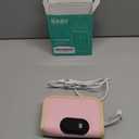 Baby Bottle Warmer,Keep Milk Warm Only (No Heating,Keep Warm only) Temperature Digital USB Portable Warming Sleeve,Portable Thermo Cover with Digital Display & Keep Warm Settings (Pink)