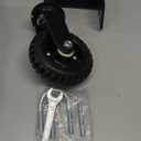 Gate Wheel,6-Inch 500lbs Capacity Heavy Duty Fence Gate Wheels,360Swivel Farm Gate Wheel,Spring Loaded Gate Caster for Wooden and Metal Tube,Black