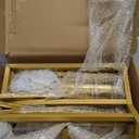 Putros 9.2FT Gold Round Backdrop Stand Metal Circle Balloon Arch Frame Wedding Arch for Ceremony Birthday Party Anniversary Bridal Graduation Decoration