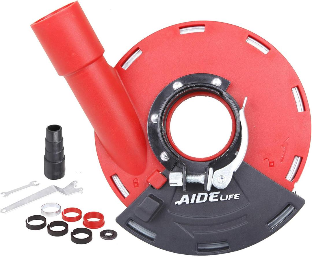 Aidelife Dust shroud for angle grinders,Universal 5 inch