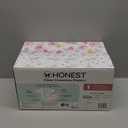 The Honest Company Comfort Dry Disposable Daytime Diapers for Sensitive Skin, Hypoallergenic, Rose Blossom + Tutu Cute, Club Box Size 1 (8-14 lbs), 78 Count