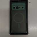 CANSHN Magnetic for Google Pixel 9 Case(6.3 Inch), Upgraded [Full Camera Protection] [Compatible with Magsafe] [Translucent Matte] Shockproof Protective Phone Cover, Deep Green