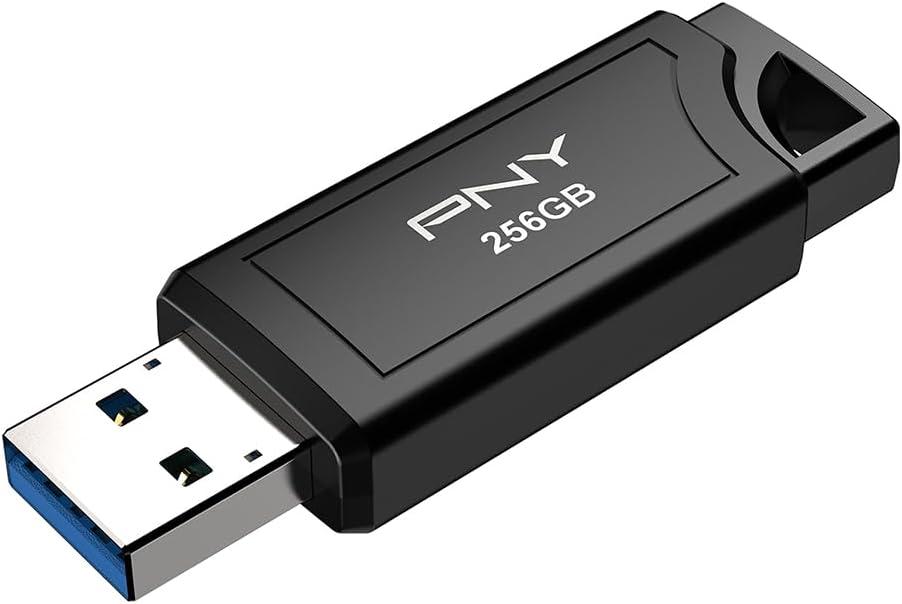 256GB PNY PRO Elite V3 USB 3.2 Gen 2 Flash Drive  Up to 1000MB/s Read, Up to 800MB/s Write, Extreme Performance for Professional Data Storage and Transfers, Premium Metal Design, Type-A Connector