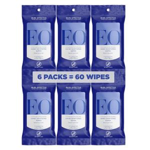 EO, Hand Sanitizer Wipe Lavender Pop Organic, 10 Count, 6 Pack