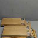 Lifewit 8 Pack 6" Deep Bamboo Drawer Dividers, 13-16.5" Expandable Drawer Organisers for Clothes, Adjustable Dresser Drawer Divider, Clothing Drawers Separators for Dresser, Bedroom, Bathroom, Office