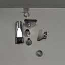 8 Pcs Heat Gun Nozzle Attachments, 35-42mm Stainless Steel Heat Gun Nozzles Kits Shrink Wrap Hot Air Gun Accessories Tools Kit (8 piece set)