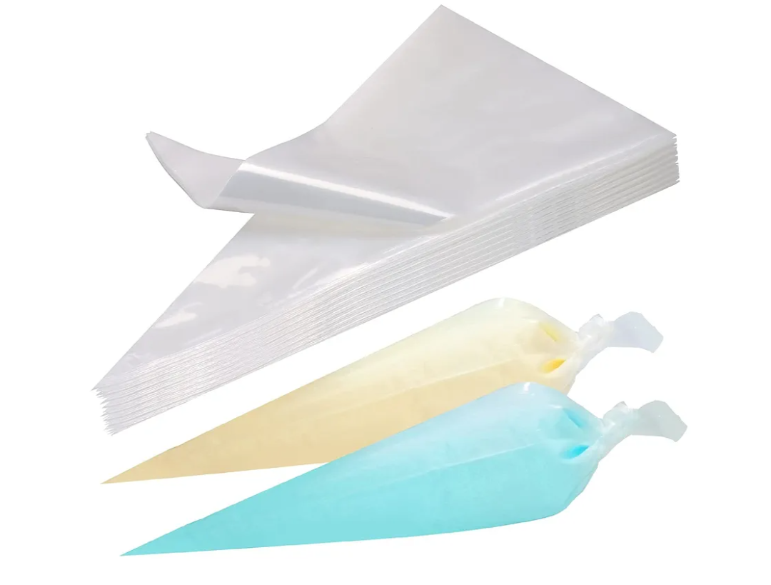 Thickened Piping Bags 18 Inch Disposable Pastry Bags Cake Cupcake Cookies Decorating Bags for Icing and Frosting, Pack of 25