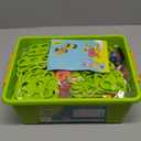 NXONE 195 PCS Educational STEM Toys for Boys and Girls Ages 3 4 5 6 7 8 9 10 Construction Building Blocks Toy Building Sets Kids Toys Creative Activities Games with Storage Box