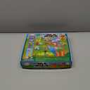 POPULAR PLAYTHINGS Magnetic Animals for Toddlers 1-3, Mini Mix or Match Animal Toys, Set of 7 Gift for Kids - Jungle Animals with Pop-up Playmat