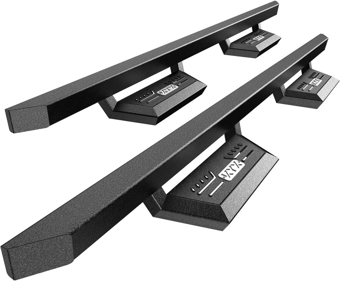 KYX Running Boards for 2009-2018 Ram 1500/2010-2025 Ram 2500 3500 Crew Cab & 2019-2024 1500 Classic Side Steps Nerf Bars Truck Step Rails 6 inches Black