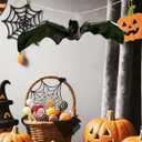 Plastic Hanging Bats, 20PCS Halloween Bats with String,3 Size Hanging Bat Halloween Decoration